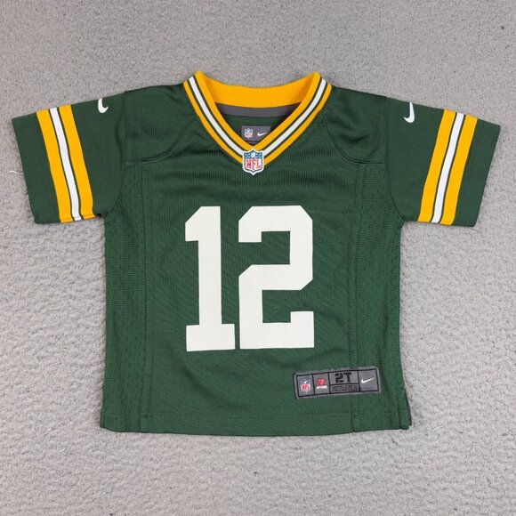 Nike Other - Green Bay Packers Jersey Boy's 2T Aaron Rodgers Nike On Field Home NFL Football